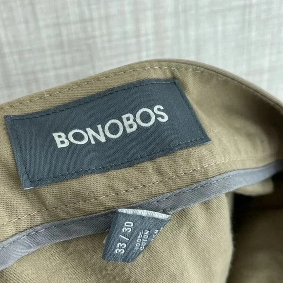 Bonobos Wednesday Straight leg chino Pants Mens 33X30 Tan 1681 - Picture 6 of 12